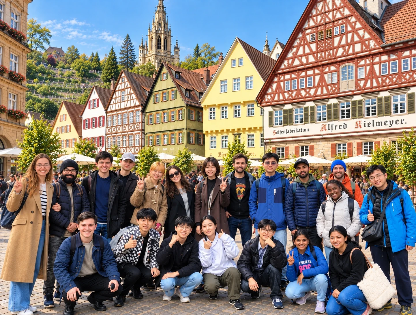 Ausflug nach Esslingen mit einer früheren Kursgruppe