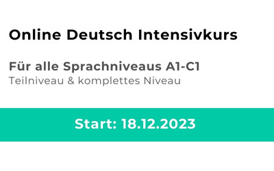 Deutsch Intensivkurs online Dez